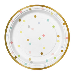 Dessert Plate - Baby Confetti | 10CT