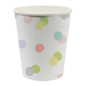 8oz Paper Cups | Baby Dots