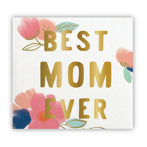 Beverage Napkin | Best Mom Ever