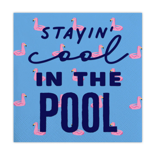 Beverage Napkins | Stay Cool in the Pool