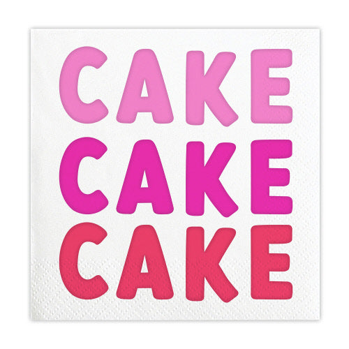 Beverage Napkins | Cake Cake Cake