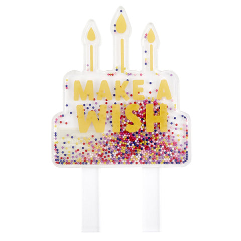 Bead Filled Cake Topper | Make a Wish