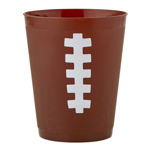 Party Cups - 16oz - Football - 8CT