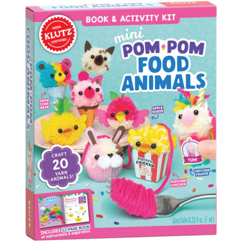 Mini Pom-Pom Food Animals