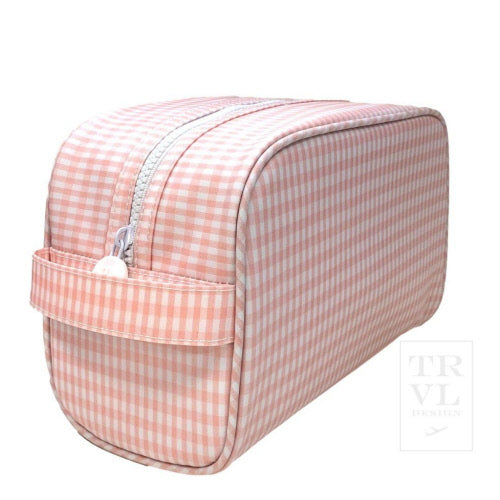 Cosmetic Stowaway Bag | Taffy Gingham