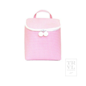 Takeaway Insulated Bag | Pink Gingham