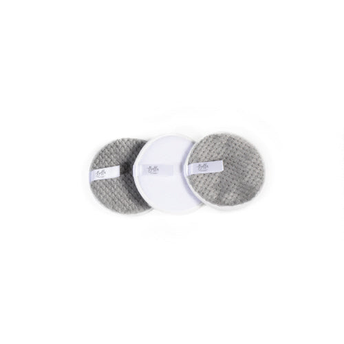 Face Cleansing Pad 3pc | Gray/White