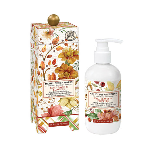 Fall Leaves & Flowers Lotion
