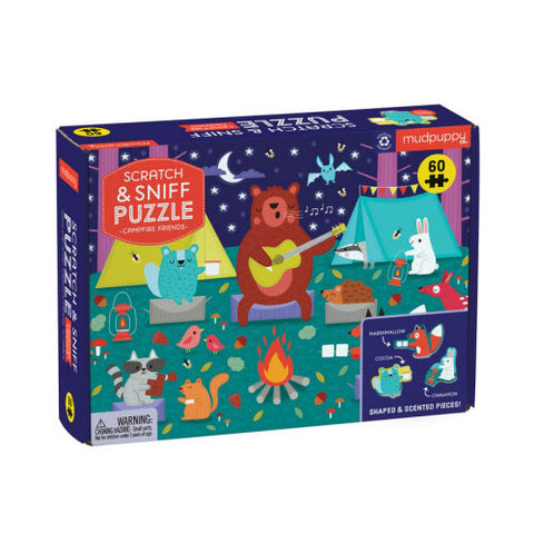 Scratch and Sniff Puzzle - Campfire Friends