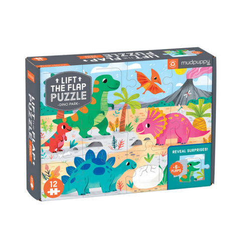 Lift Flap Puzzle - Dino Park