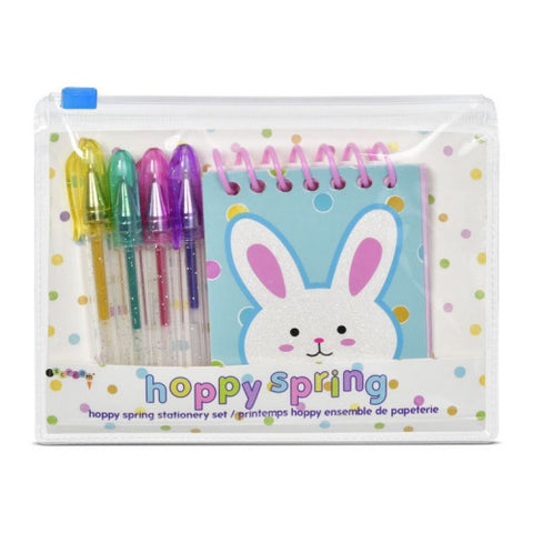 Hoppy Spring Mini Gel Pen Stationery Set