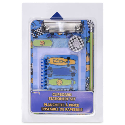 Sk8 Board Clipboard Stationary Set