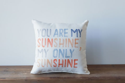 My Only Sunshine Pillow + Piping