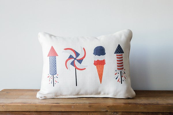 July 4th Elements Pillow