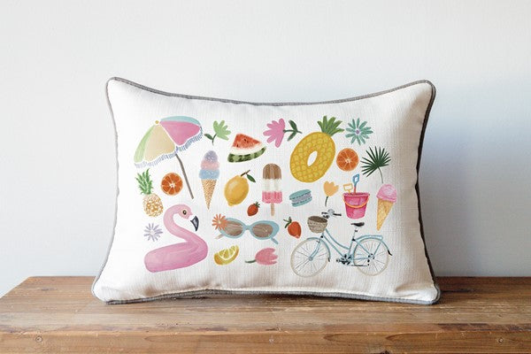 Summer Cluster Pillow